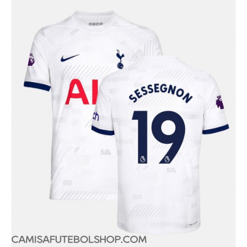 Camisa de time de futebol Tottenham Hotspur Ryan Sessegnon #19 Replicas 1º Equipamento 2023-24 Manga Curta